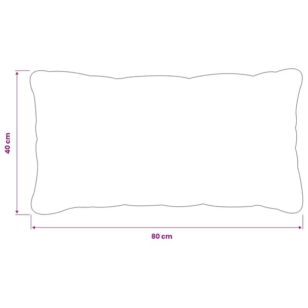 Kuddöverdrag 12 st HEERLEN Taupe 40 x 80 cm Polyester