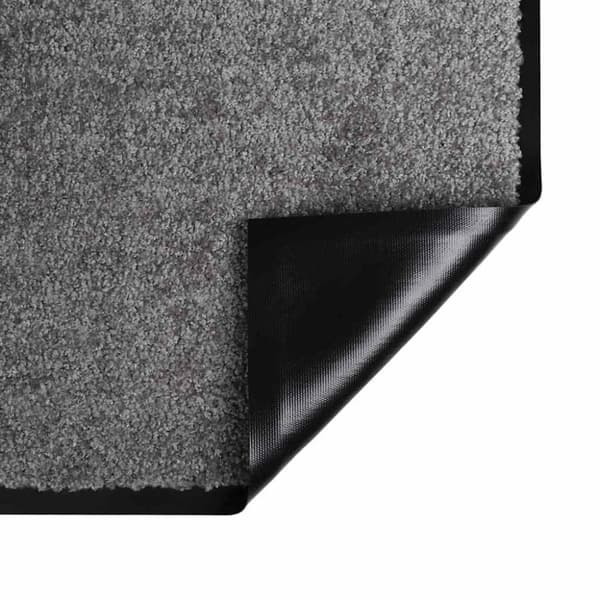 Dörrmatta Ljusgrå 60 x 40 x 1.2 cm Teddytyg