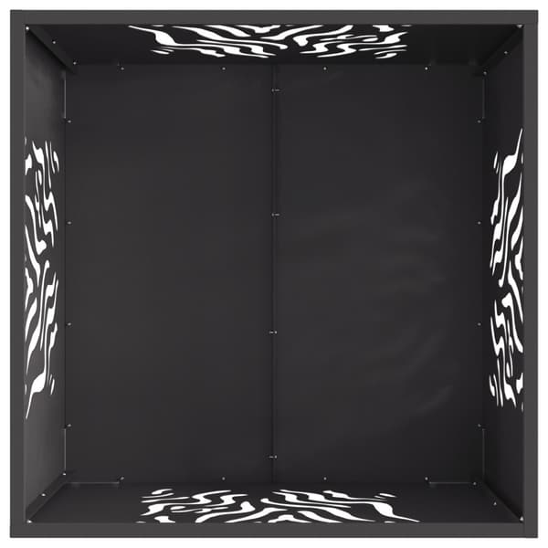 Eldstad Svart 60 x 60 x 40 cm Stål