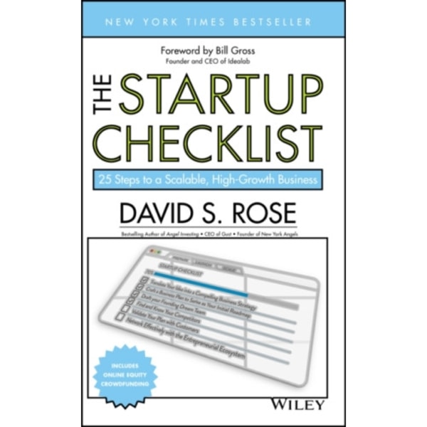 The Startup Checklist (inbunden, eng)
