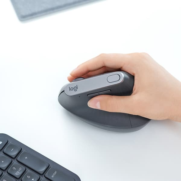 Logitech MX Vertical datormöss högerhand Trådlös RF + Bluetooth Optisk 4000 DPI