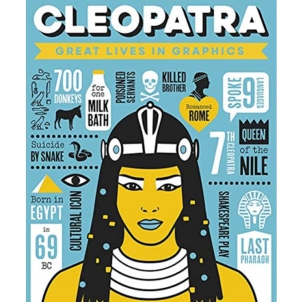 Great Lives in Graphics: Cleopatra (inbunden, eng)