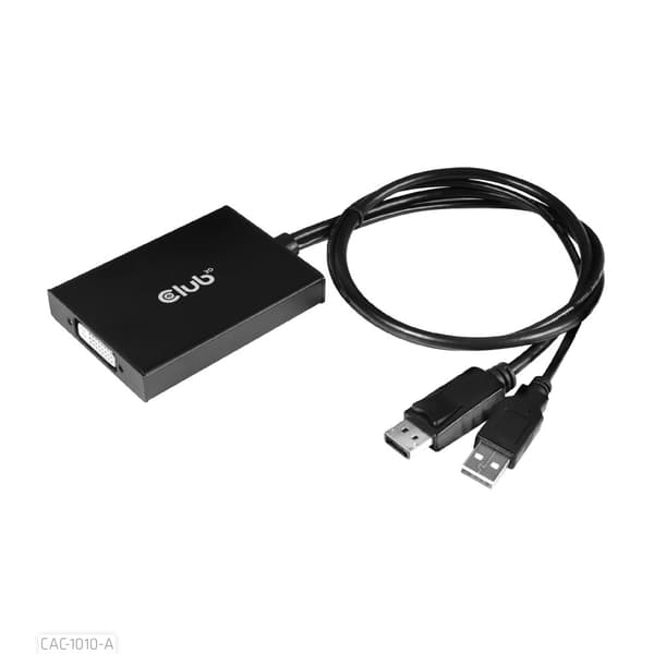 CLUB3D CAC-1010-A videokabeladapter 0,6 m DisplayPort DVI-D + USB