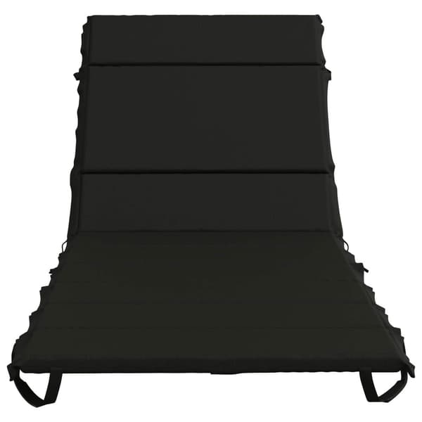 Solstol Kudde GEMERT 100% Polyester Svart 200 x 80 x 3 cm