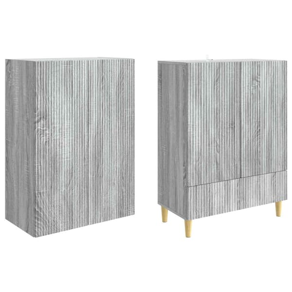 Skåpset 2 pcs 66 x 34,5 x 95 cm Konstruerat trä