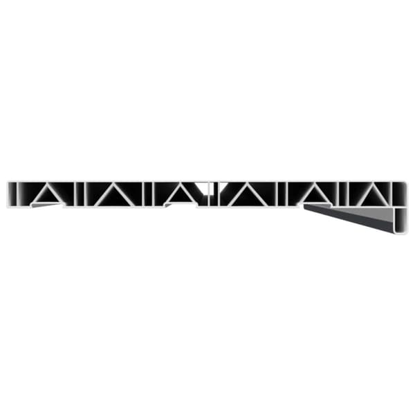 Fönsterbräda Anthracit med träådring 140 x 30 x 4,5 cm PVC