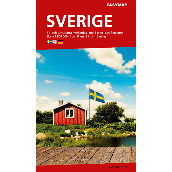 Sverige EasyMap : 1:800 000