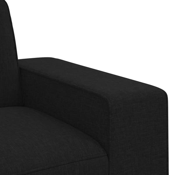 Soffset 2 pcs Svart 162 x 80 x 82 cm tyg
