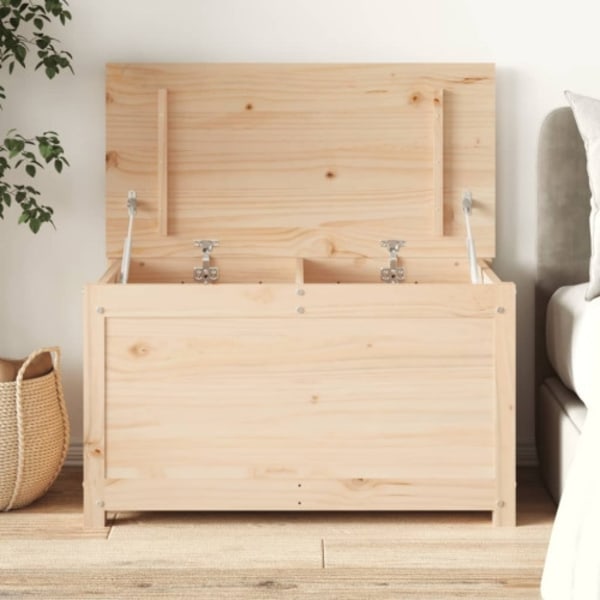 Förvaringslåda 80x40x45,5 cm massiv furu