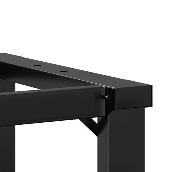 Bordsben för soffbord O-ram 80x40x43 cm stål