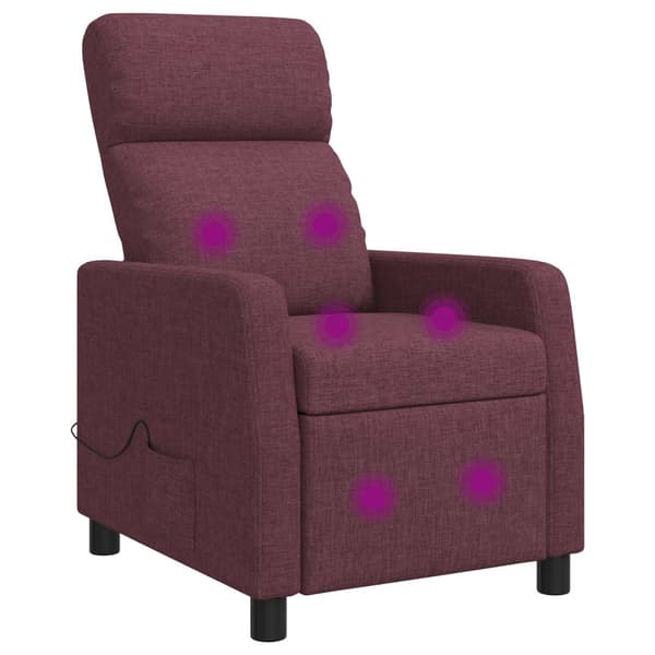 Massagefåtölj Lila Tyg