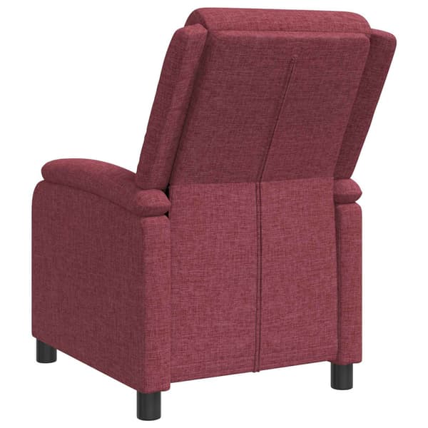 Recliner Vinröd Tyg