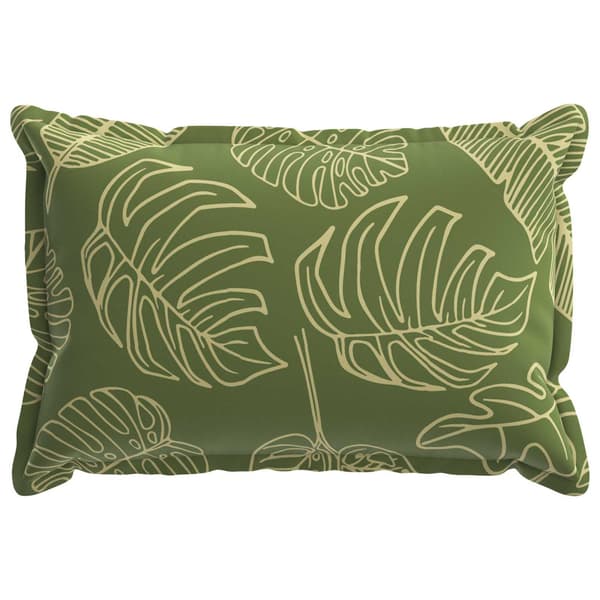 Kuddöverdrag 2 st HOUTEN Bladdesign 50 x 80 cm Polyester
