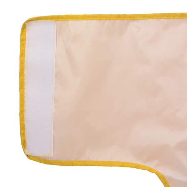 Regnrock för hundar med reflekterande remsor polyester gul XL