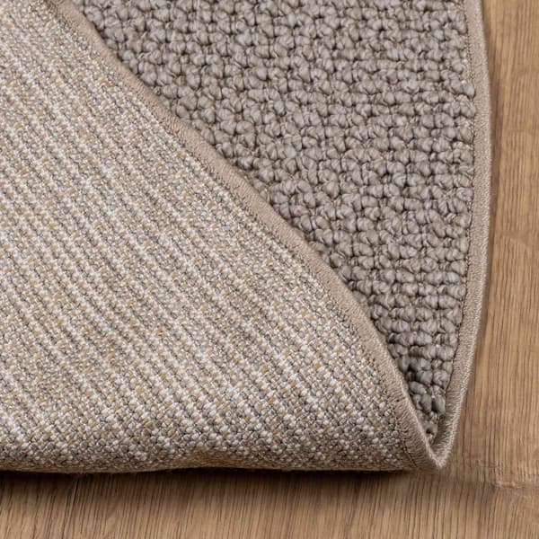 Inomhusmatta LUGO Kräm och Taupe Ø 200 cm Polyester
