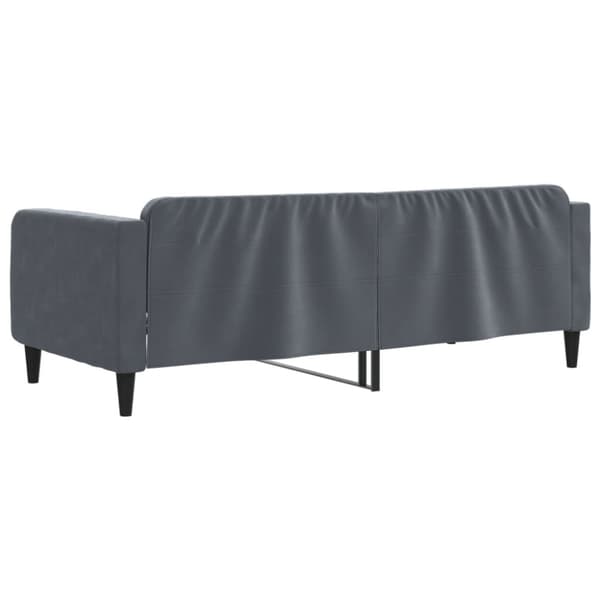 Dagbädd mörkgrå 100x200 cm sammet