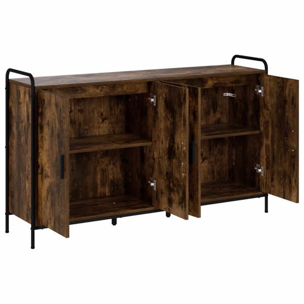 Sideboard Rökt ek 97 x 33 x 81 cm Konstruerat trä