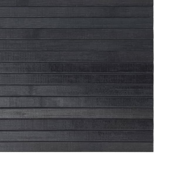 Matta rektangulär grå 70x400 cm bambu