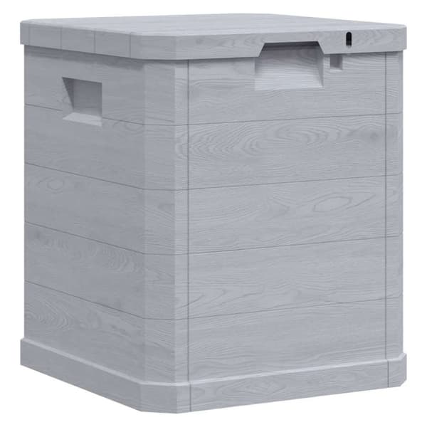 Dynbox 90 liter ljusgrå