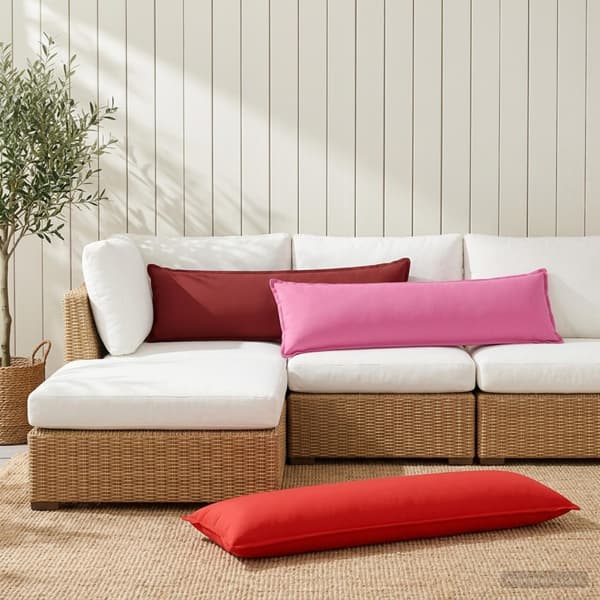 Kudde med kudde HOUTEN 2 st Rosa Polyester