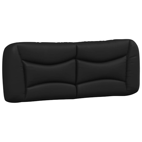 Bed Frame with LED without Mattress "Hvar" Black 140x190 cm
