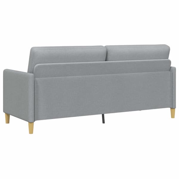 Soffa med förvaring Ljusgrå 192 x 78 x 87 cm Polyester