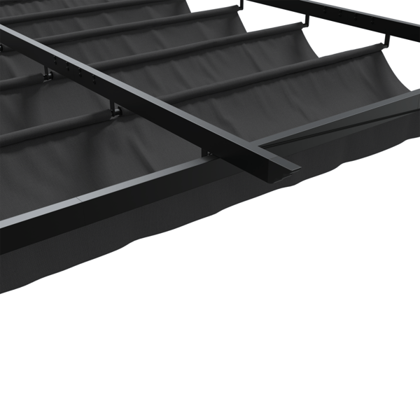 Paviljong Antracit 300 x 300 x 200 cm Polyester