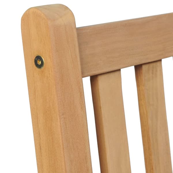 Trädgårdsstolar 8 st med kungsblåa dynor massiv teak