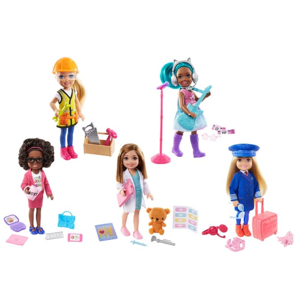 Barbie Chelsea Career Docka sort.