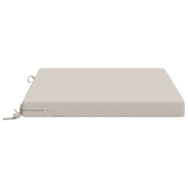 1-delad Sittdyna SOEST 100% Polyester Vit 80 x 80 x 7 cm