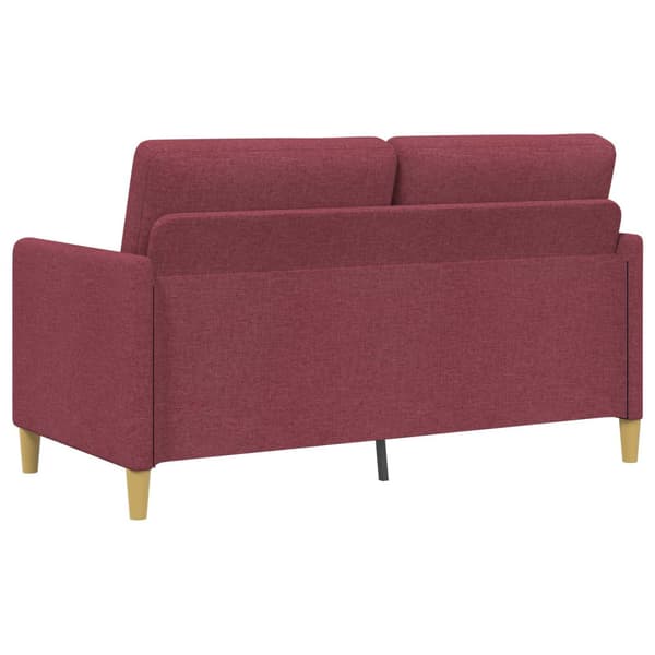 Soffa med förvaring Vinröd 152 x 78 x 87 cm Polyester