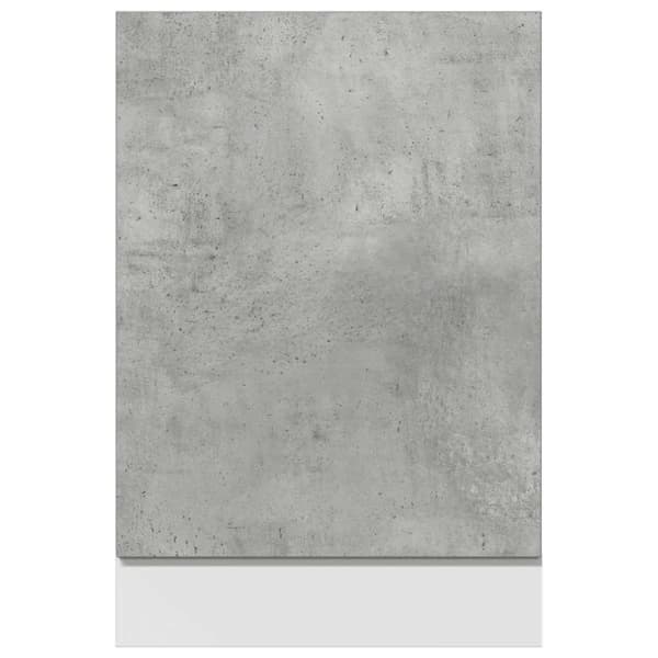 Front för diskmaskin “Lyon” betonggrå 45x3x67 cm