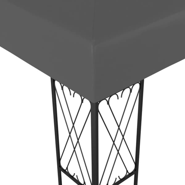 Paviljong 3x6 m antracit tyg