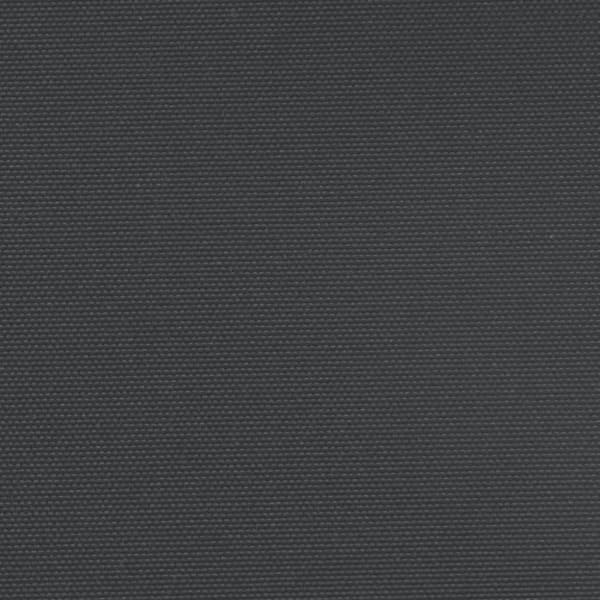 Infällbar sidomarkis svart 140x1000 cm