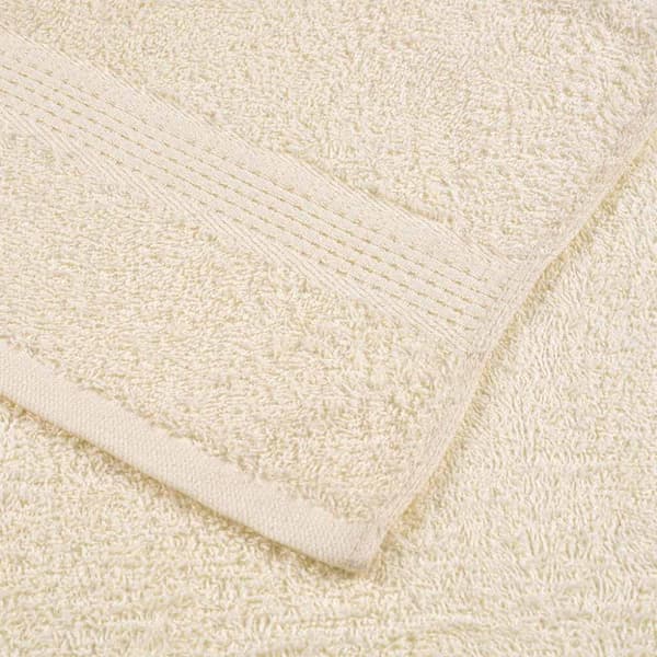 Bastuhanddukar FROGN 10 st gräddvit 80x200 cm 360 gsm