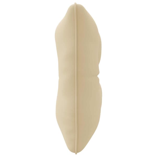 Ryggkudde PUTTEN 100% Polyester Beige 50 x 40 x 10 cm