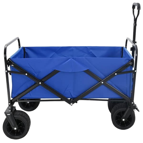 Fällvagn Blå 89 x 63 x 96 cm Stål och Polyester Oxford