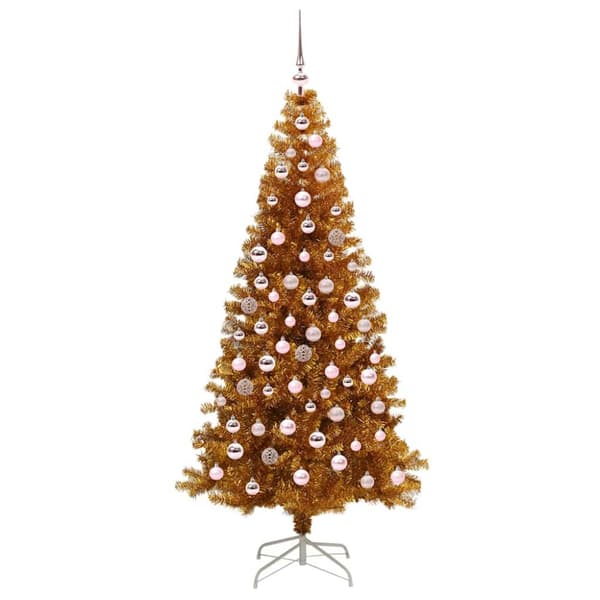 Julgran Guld 180 cm PET