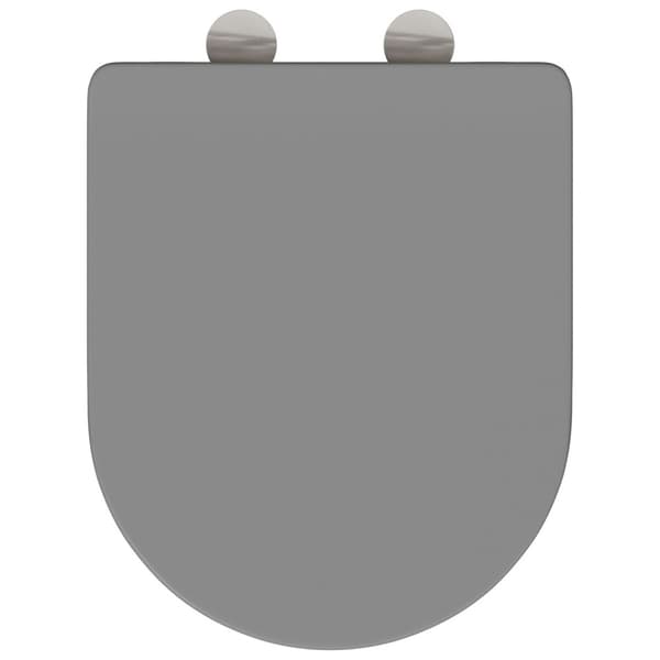 Toalettstol Grå 47 x 36 x 3,4 cm Duroplast