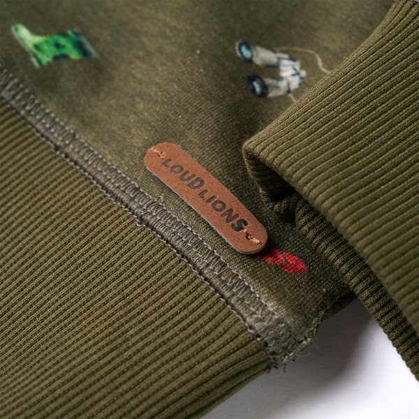 Barntröja khaki 128