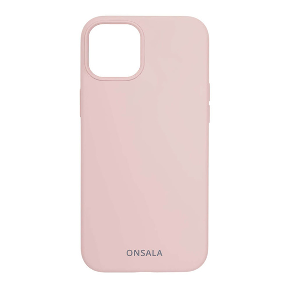 Mobilskal Silikon Sand Pink iPhone 13