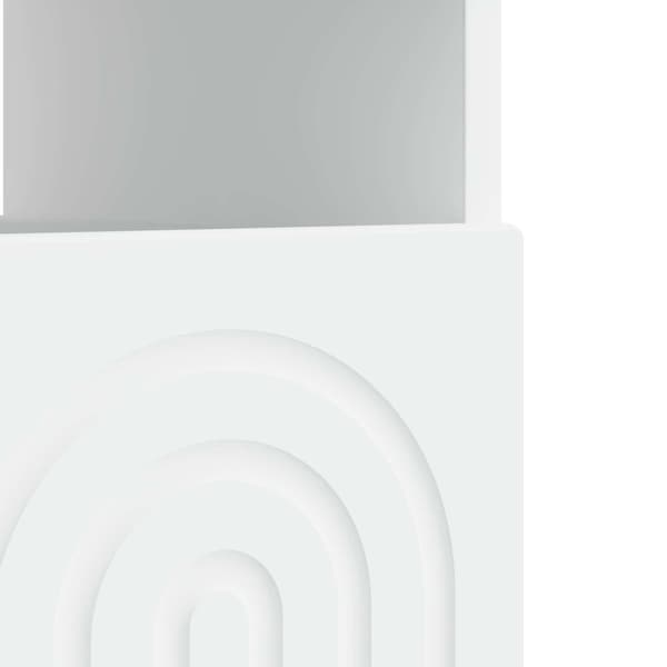 LED TV-skåp Vit Konstruerat trä