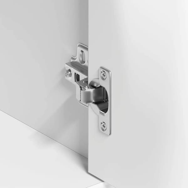 Skänk vit 88x30x70 cm konstruerat trä