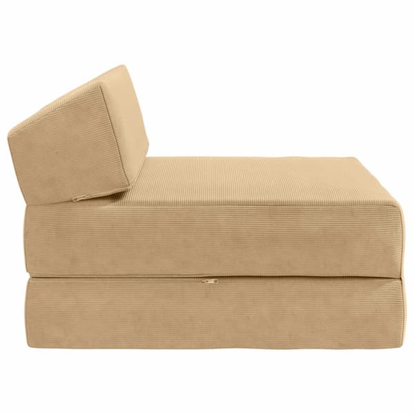 Fällbar Soffbed Grågrön 60 x 70 x 41 cm Corduroy