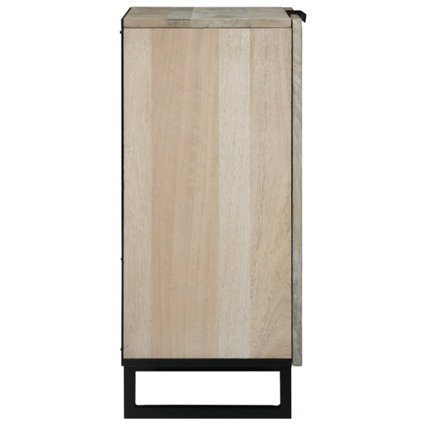 Sideboard Vit 60 x 33,5 x 75 cm Massivt mangoträ