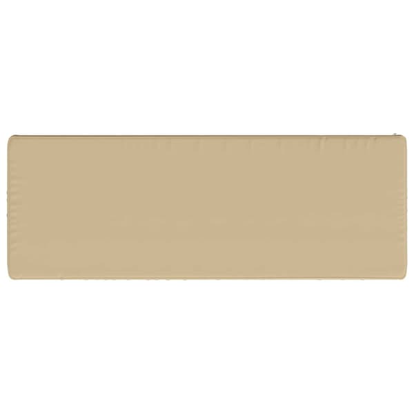 1-delad Bänk Kudde VUGHT 100% Polyester Beige 120 x 40 x 5 cm