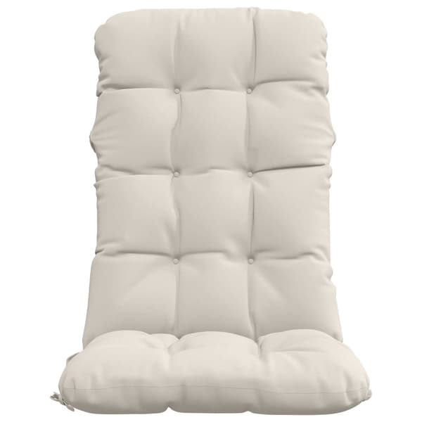 6-delade Höga Ryggstolsdynor VIANEN 6 st 100% Polyester Vit