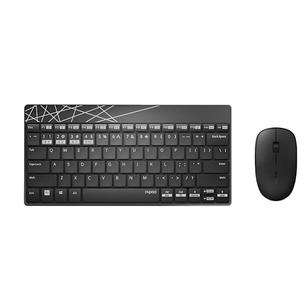 Keyboard/Mice Set 8000M Wireless Multi-Mode Black