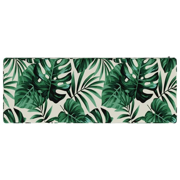 1-delad Bänk Kudde VUGHT 100% Polyester Bladmönster