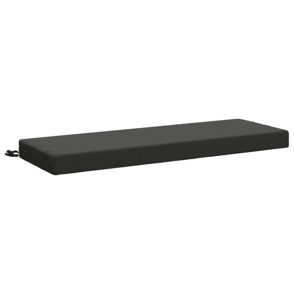 Bänk kudde SOEST 100% Polyester Antracit 100 x 40 x 8 cm